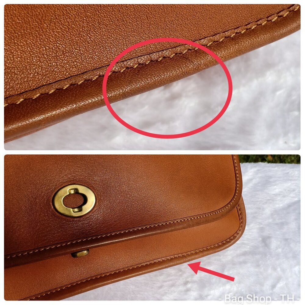 Vintage Coach 9635 Convertible Clutch/ leather bag - Picture 10 of 16
